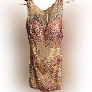 Elegant Sequin Embellished Dress